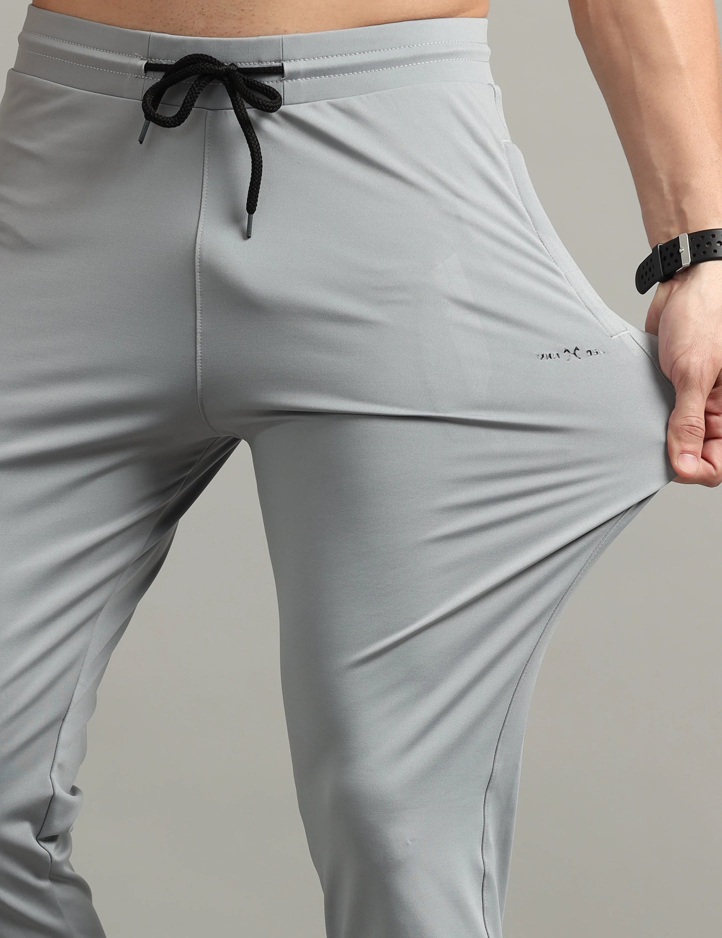 Men's Lycra Solid Track Pants with Pockets – Buy One Get One Free