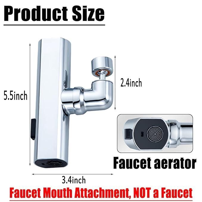 Tap Extender for Kitchen Sink, Flexible Faucet with Tap Extension
