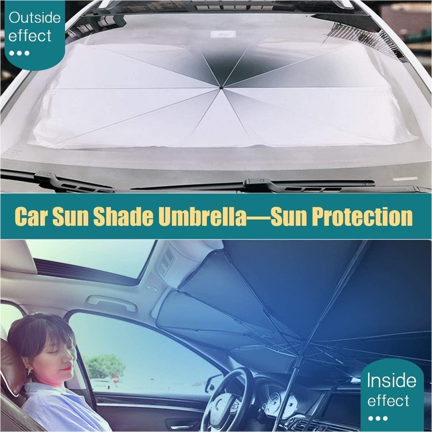 Car Sun Light Windshield Umbrella & Heat Insulation Cover