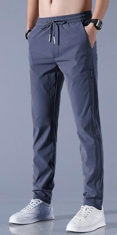 Men's Lycra Solid Track Pants with Pockets – Buy One Get One Free